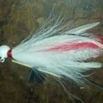 1/2 oz White UV Gumball Jig Size 3/0