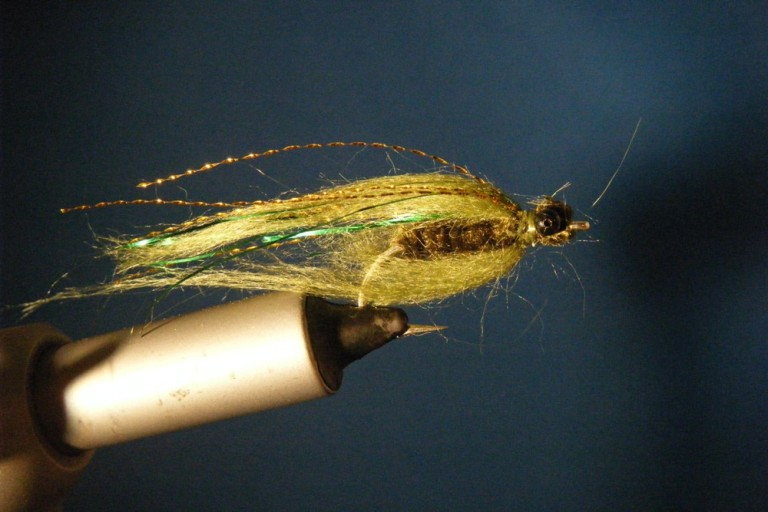 CT Olive Craft Fur Minnow Size 4
