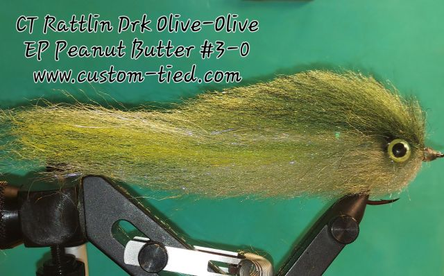 CT Rattlin Dark Olive/Olive EP Peanut Butter Size 3/0