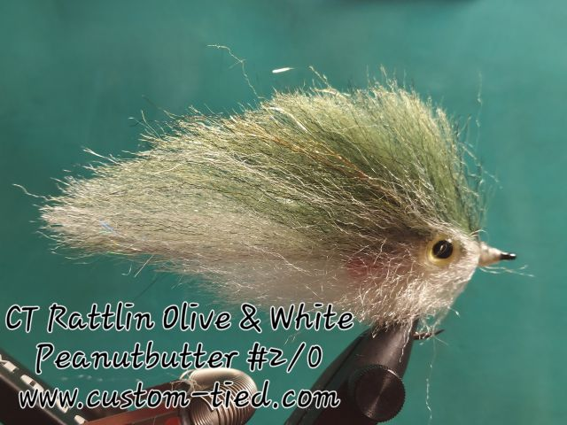 CT Rattlin Olive/White Peanutbutter Size 2/0