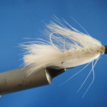BH White Woolly Bugger Size 8S and 10s