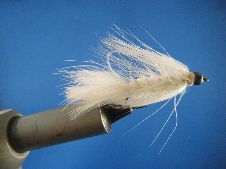 BH White Woolly Bugger Size 8S and 10s
