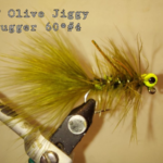 CT Olive Jiggy Bugger Size 4