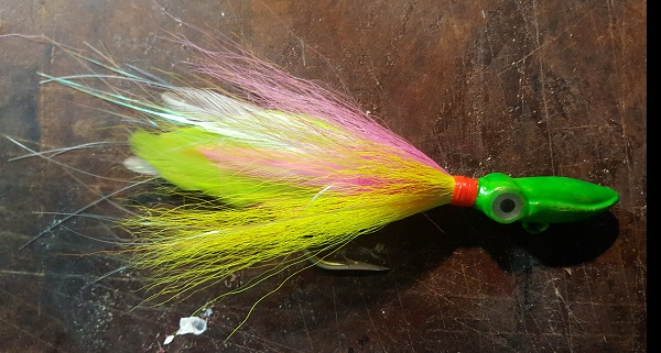 Chartreuse Squid 2oz size 8/0