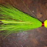 Chartreuse 5/8 oz Gumball Jig Size 1/0