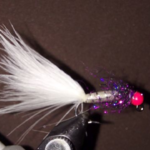 Hot Pink Head White Ice Jig