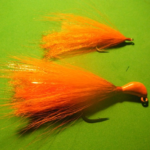 Hot Orange 1/2 oz Banana Head w/Teaser Size 4/0