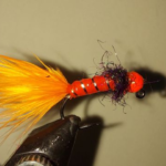 Hot Orange Ice Jig
