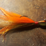 Hot Orange UV Fishhead Size 2 oz 7/0