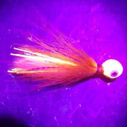 Hot Pink 5/8 oz Gumball Jig Size 1/0 - Image 2