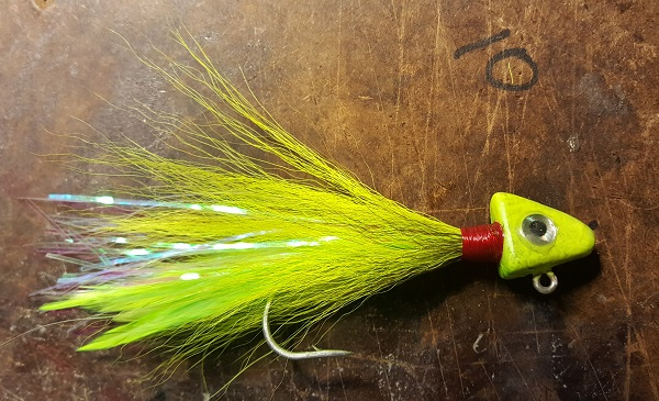 Hot UV Yellow Shadhead Size 1.5oz 7/0