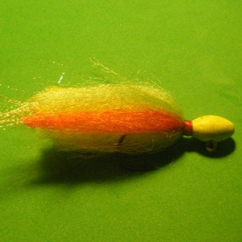 Hot Yellow 1/2 oz Egg Head 2/0