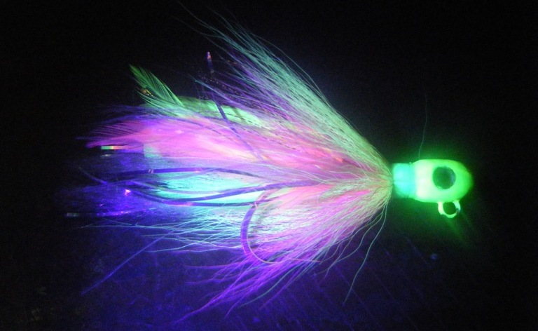 Hot Yellow 2oz UV Bullet Head Size 9/0