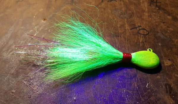 Hot Yellow UV Flathead 1.5oz Size 7/0 - Image 2