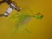 Hot Yellow & White Ultraminnow Size 2oz 8/0