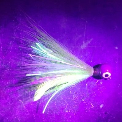 Magenta 5/8 oz Gumball Jig Size 1/0 - Image 2