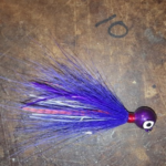 Purple 5/8 oz Gumball Jig Size 1/0
