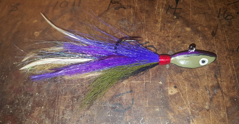Purple Fishhead Size 2 oz 7/0