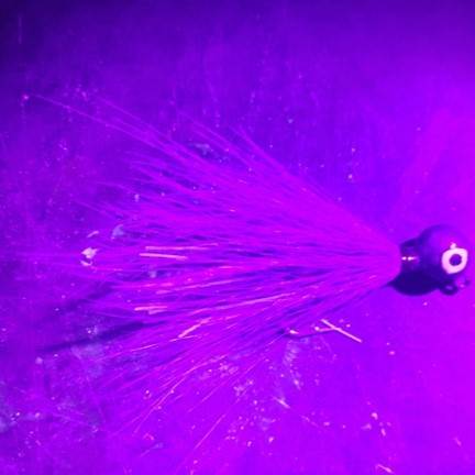 Purple 5/8 oz Gumball Jig Size 1/0 - Image 2