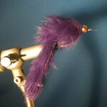 Purple Zonker Eel Size 2/0