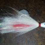 White 2 oz UV Boxerhead Size 9/0