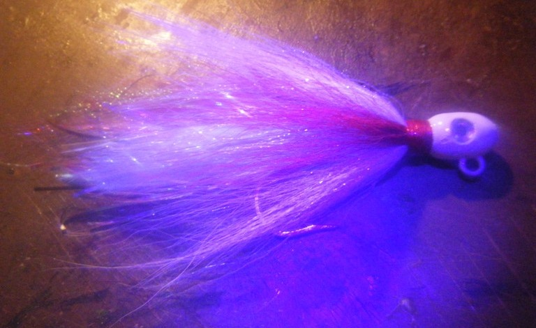 White 2oz UV Bullet Head Size 9/0 - Image 2