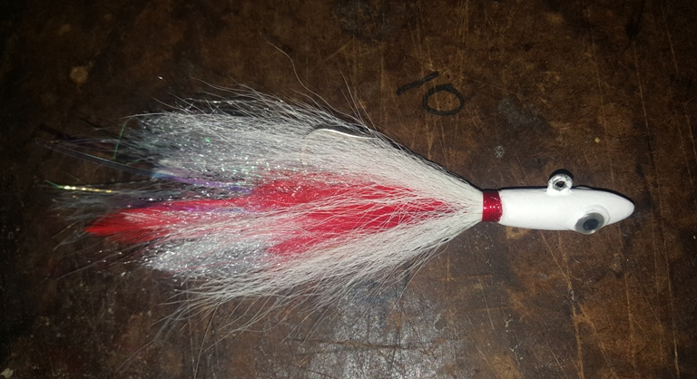 White UV 2 oz Size 7/0 Spearhead - Image 2