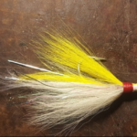 Yellow and White UV Octohead 2oz Size 8/0 and 9/0